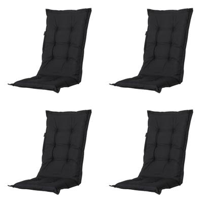 Kussen lage rug Panama zwart 105 cm x 50 cm (4 stuks) Madison - Madison