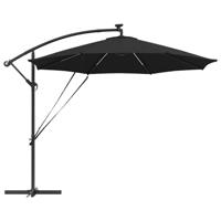 Cantilever Banana Parasol Zwart 294 x 294 x 248 cm - thumbnail