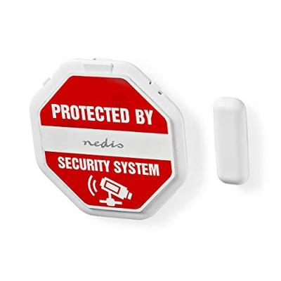 Nedis Deurstop-Raamalarm | 2x CR2032 | 85 dB | Wit | 1 stuks - ALRMD20WT ALRMD20WT Nedis Deurstop-Raamalarm | 2x CR2032 | 85 dB | Wit | 1 stuks - ALRMD20WT ALRMD20WT
