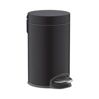 Hansgrohe Addstoris pedaalemmer softclose 3 liter mat zwart 41775670 - thumbnail