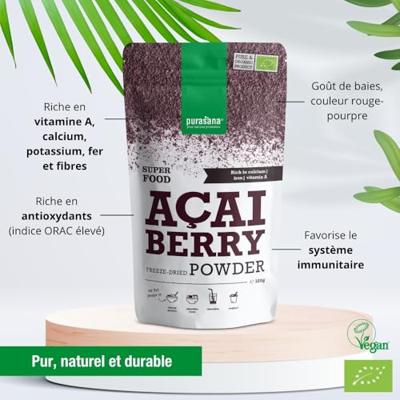 Purasana Açaibes Poeder 100g - thumbnail