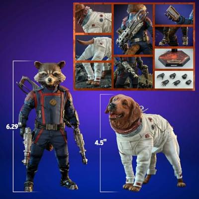 Guardians of the Galaxy Vol. 3 Movie Masterpiece Action Figuren 1/6 Rocket & Cosmo 16 cm Guardians of the Galaxy Vol. 3 Movie Masterpiece Action Figuren 1/6 Rocket & Cosmo 16 cm