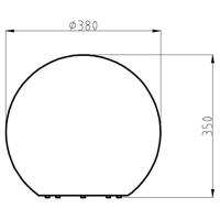 Deko Light 836930 Kugelleuchte 40 Buiten decoverlichting Bol E27 Wit - thumbnail