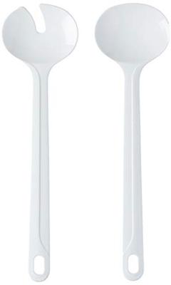 Fackelmann basic saladeset 26 cm wit san kunstof 2 stuks