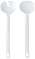 Fackelmann basic saladeset 26 cm wit san kunstof 2 stuks - thumbnail