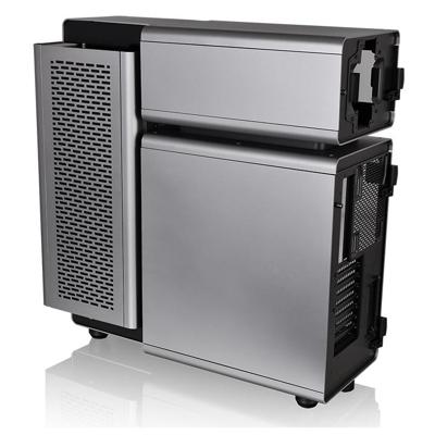 Thermaltake Level 20 Full Tower PC-behuizing Zwart, Zilver 3 voorgeïnstalleerde LED-ventilators, Zijvenster, Harde schijf installatie zonder gereedschap