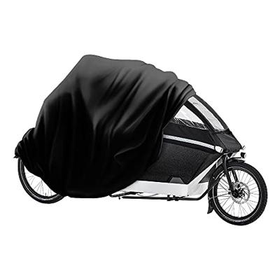 Bakfiets Regenhoes Beschermhoes 2 Wieler met Huif - thumbnail