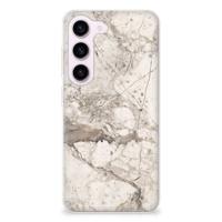 Samsung Galaxy S23 | TPU | Siliconen hoesje | Marmer Beige - thumbnail