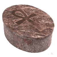 Sierdoosje Ankh Zeepsteen Ovaal - thumbnail