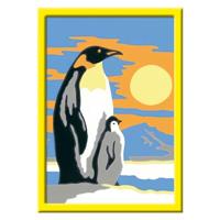 Ravensburger creart schilderen op nummer - pinguïn familie - thumbnail