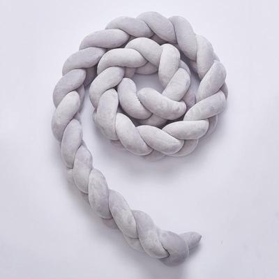 2M pure kleur weven knoop voor baby kamer decor wieg beschermer pasgeboren baby bed bumper beddengoed accessoires (grijs) 2M pure kleur weven knoop voor baby kamer decor wieg beschermer pasgeboren baby bed bumper beddengoed accessoires (grijs)