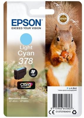 Epson 378 4.8ml 360pagina's Lichtyaan inktcartridge - [C13T37854020]