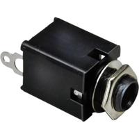 BKL Electronic 1109030 Jackplug 6,35 mm Bus, inbouw verticaal Aantal polen: 2 Mono Zilver 1 stuk(s) - thumbnail