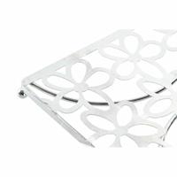 Placemat DKD Home Decor Zilverkleurig Metaal Plastic 18 x 18 x 1,5 cm - thumbnail