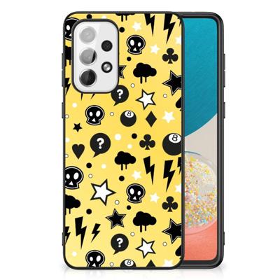 Telefoonhoesje Samsung Galaxy A73 Punk Geel Telefoonhoesje Samsung Galaxy A73 Punk Geel