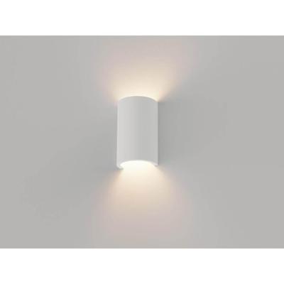 Artdelight Wandlamp Nantes glad H 18 cm gips wit