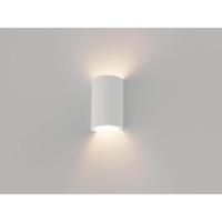 Artdelight Wandlamp Nantes glad H 18 cm gips wit - thumbnail