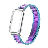 Metalen schakelband met case - Multicolor - Xiaomi Smart band 7 Pro - thumbnail