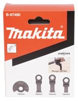 Makita Accessoires Invalzaagset multitool 4-delig Starlock TMA045, TMA047, TMA053, TMA058 - B-67480 - thumbnail