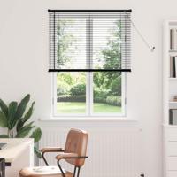 VidaXL Venetiaanse blind verstelbaar zwart 150 x 90 cm pvc - thumbnail