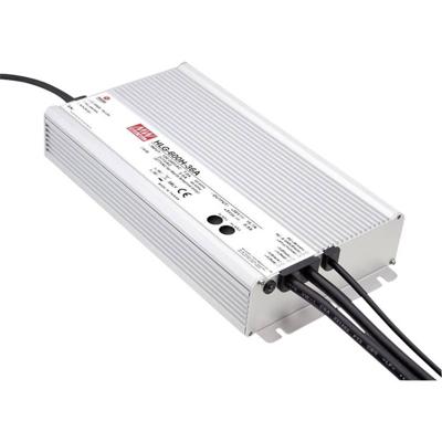 MEAN WELL HLG-600H-24 LED-driver Constante stroomsterkte 600 W 25 A 12 - 24 V/DC PFC-schakeling, Overbelastingsbescherming, Dimbaar 1 stuk(s)