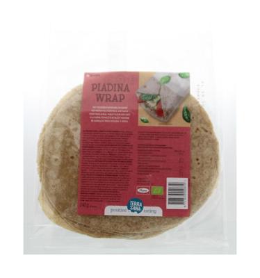 TerraSana Piadina wraps tarwe en haver bio 240 Gram