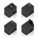 ADAPTADOR AISENS ENCHUFE UNIVERSAL VIAJE CARGADOR USB GAN 35W NEGRO - thumbnail