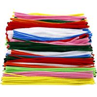 Creativ Company Chenille draad kleur 30cm, 700st. - thumbnail