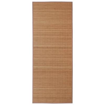 VidaXL Tapijt rechthoekig 120x180 cm bamboe bruin
