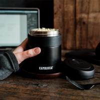 Diner thermosfles Kambukka Bora 600 ml - Matte Black - thumbnail