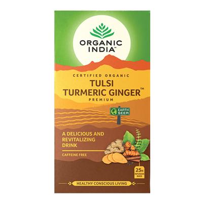 Organic India Thee Tulsi Ginger Turmeric