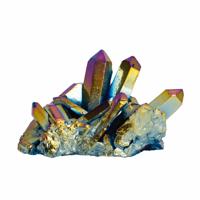 Ruwe Titanium Aura Kwarts Edelsteen Cluster 30-60 mm - thumbnail