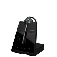 Jabra Engage 65 Convertible, EMEA Touch knop, 2 koppelingen : telefoon + PC Softphone - Standard headband, neckband optioneel - Lichtgewicht headset met 3 extra's (Ear loop, headband, neckband) - thumbnail