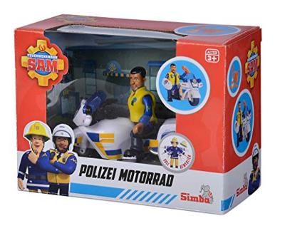 Simba Brandweerman sam politiemotor