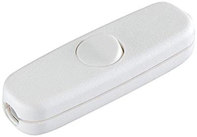 interBär 5055-008.01 Snoerschakelaar Wit 1x uit/aan 3 A 1 stuk(s)