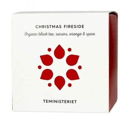 Zwarte losse thee Christmas Fireside 100 g - Teministeriet