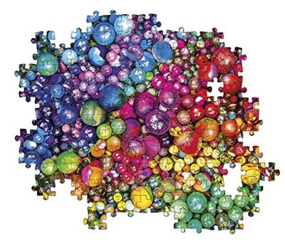 Clementoni colorboom puzzel marbles, 1000st.