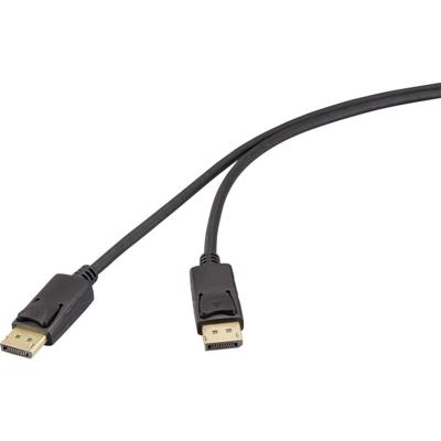 Renkforce RF-6830474 DisplayPort-kabel DisplayPort Aansluitkabel DisplayPort-stekker, DisplayPort-stekker 2.00 m Zwart 4K UHD Renkforce RF-6830474 DisplayPort-kabel DisplayPort Aansluitkabel DisplayPort-stekker, DisplayPort-stekker 2.00 m Zwart 4K UHD