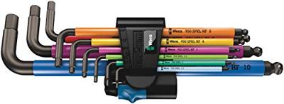 Wera Inbussleutelset 950/9 Hex-Plus Multicolour HF 1 schroevendraaier