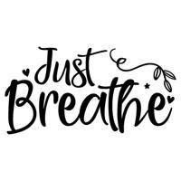 Just Breathe - Muursticker - thumbnail