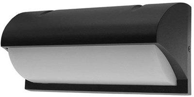 Enzo Led wandlamp 12w rechthoek zwart 3000k - 5082200 Enzo Led wandlamp 12w rechthoek zwart 3000k - 5082200