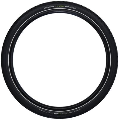Schwalbe marathon green guard 55-622(28x2.15) zwart reflex