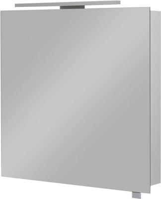 Saqu Practico Spiegelkast met LED verlichting 60x60x14 cm aluminium
