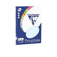 Lichtblauw A4 papier 160 gram 50 vel Clairefontaine Trophée - thumbnail