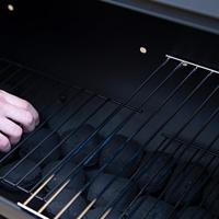 Kolenbarbecue met wielen Aktive Staal Plastic Geëmailleerd metaal 106 x 106 x 61 cm Zwart - thumbnail