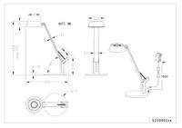 Trio TafellampAva wit - 523090131 - thumbnail