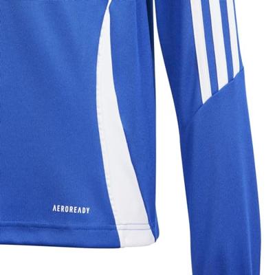 adidas Tiro 24 Trainingstrui 1/4-Zip Kids Blauw Wit adidas Tiro 24 Trainingstrui 1/4-Zip Kids Blauw Wit