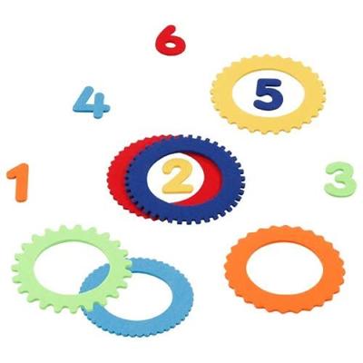 Goki houten ringwerpspel met 6 vilt ringen