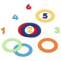 Goki houten ringwerpspel met 6 vilt ringen - thumbnail