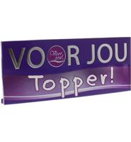 Voor Jou! Wensreep topper 70 Gram - thumbnail
